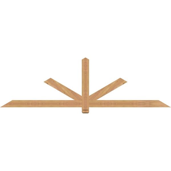 Ekena Millwork Kennewick Timber Gable Bracket, Western Red Cedar, 84"W x 24"H x 1 1/2"D x 3 1/2"F, 7/12 Pitch GBW084X24X0204KEN00SWR - main